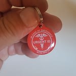 URGENT ID přívěsek na zip a krk 3